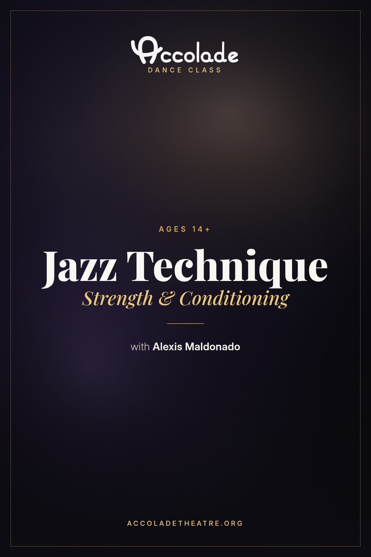 Jazz Technique, Strength & Conditioning with Alexis Maldonado